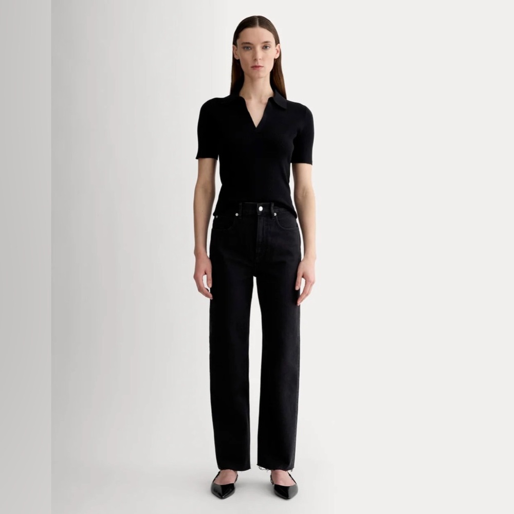 Everlane Way High Jeans 25 Long - Coal
